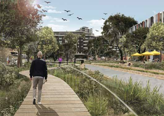 FLOATING IDEAS: Hunter Water's grant-winning plan for beautifying Cottage Creek. 