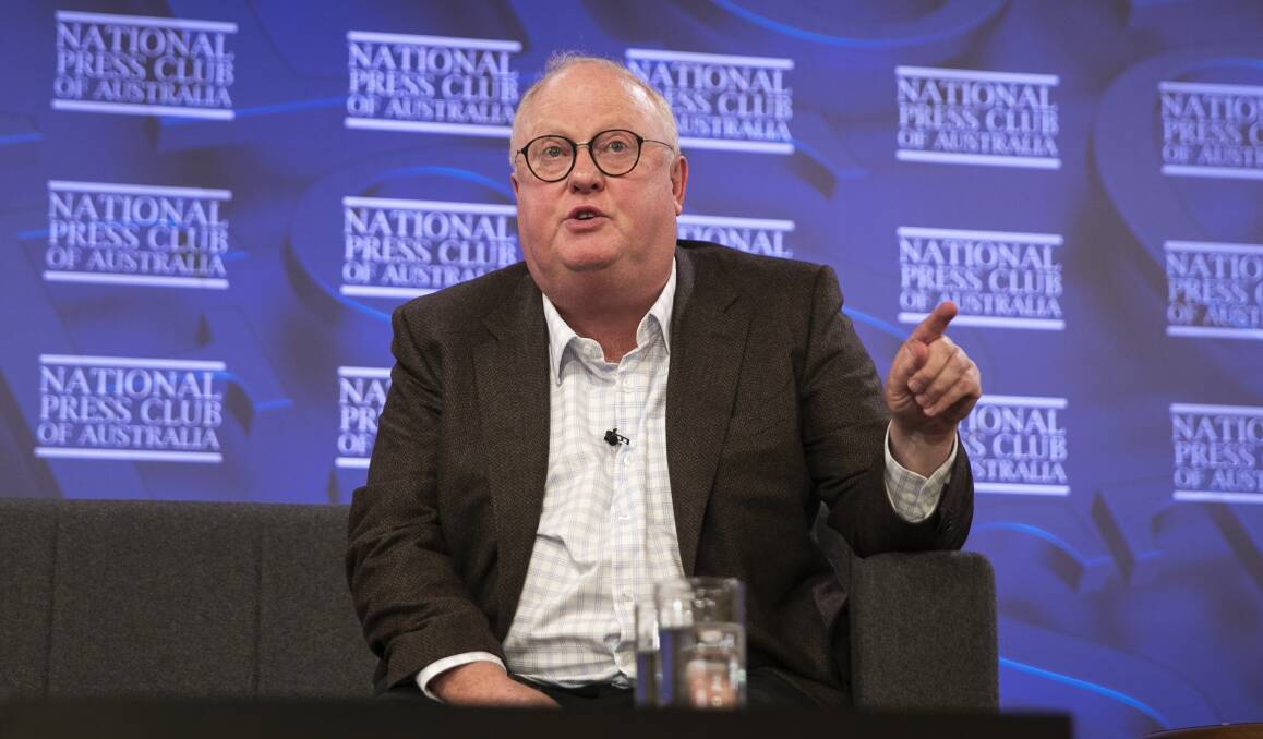 Geoffrey Watson at the National Press Club in 2021. File picture
