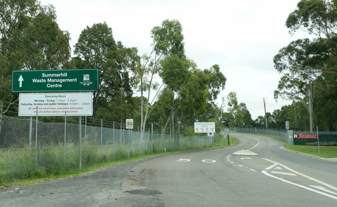 City of Newcatle plans to build two recycling centres at its Summerhill tip worth a total of $87 million. File picture 