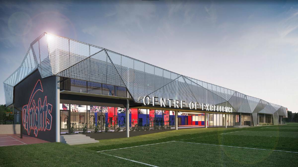 The Knights' proposed centre of excellence at District Park, Broadmeadow.