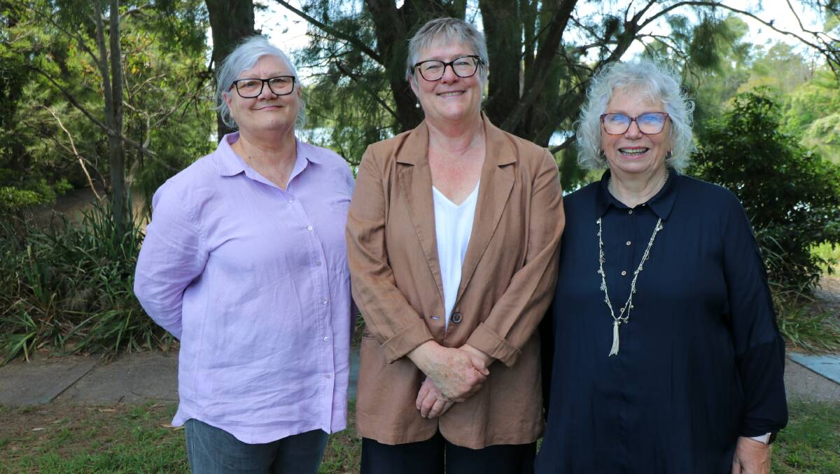Lezlie Tilley, Sandra Feltham and Shirley Schultz-Robinson. Image supplied
