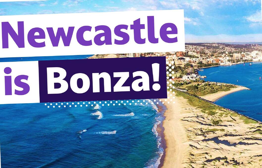 A Bonza promotional image when the company launched flights last year. 