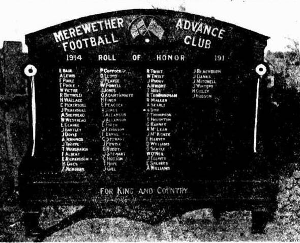 LOST: The Merewether Advance honour roll, made from Queensland maple, stood at the suburb's school of arts building. 