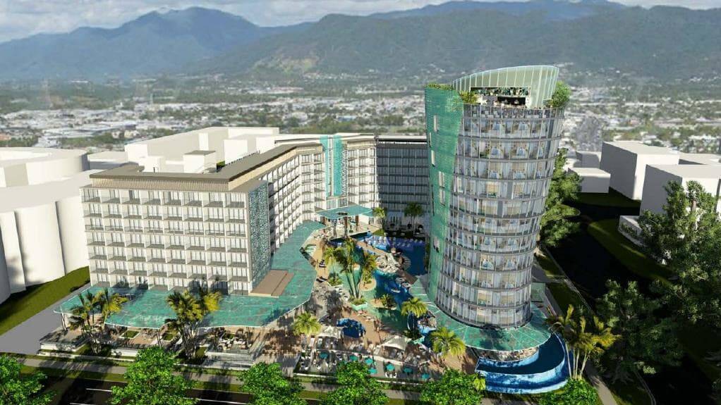 An artist's impression of Ghassan Aboud's Riley hotel, which opened this month in Cairns.  