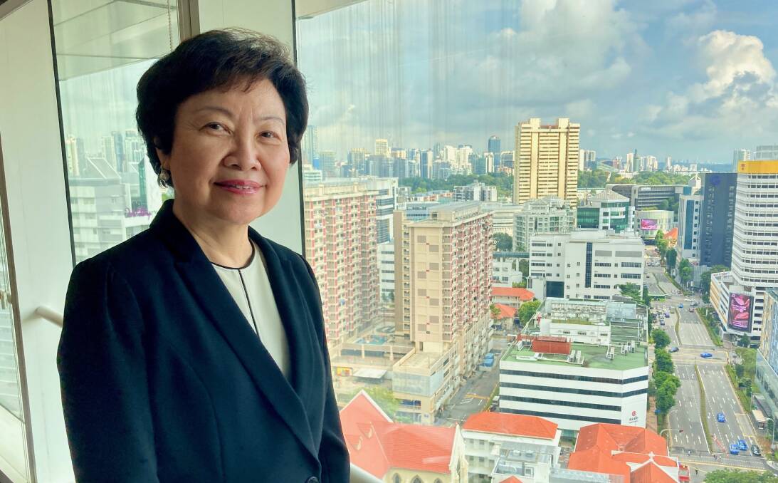 OVERVIEW: Professor Cheong Koon Hean at the University of Newcastle campus in Singapore.