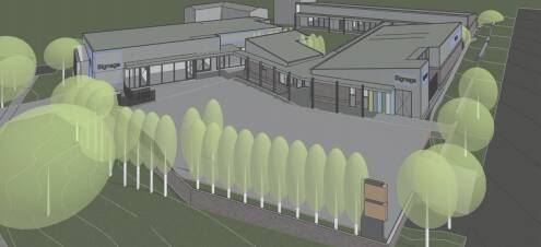 Plans for the Elermore Vale centre in Croudace Road.