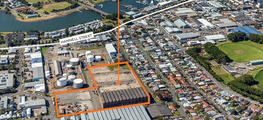 The potential redevelopment site on the market in Wickham. 