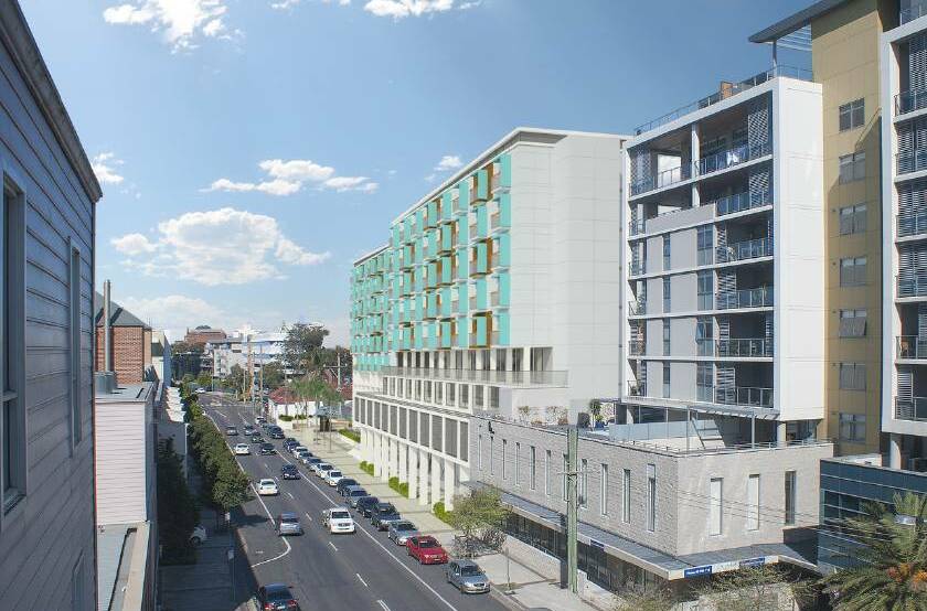 BACK TO SQUARE ONE: An artist's impression of the Wharf Road student housing rejected by planning authorities. Developer Jerry Schwartz says he will build another hotel on the site instead. 