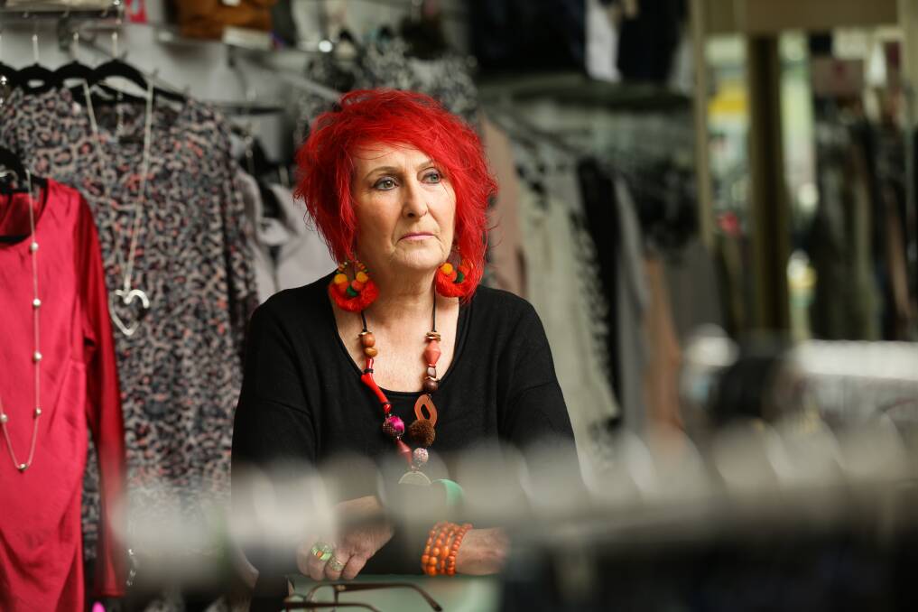 TOO COMPLICATED: Kellie Mann in her Beaumont Street store. She says the new funding model for business levy projects is too onerous for struggling shop owners. Picture: Jonathan Carroll