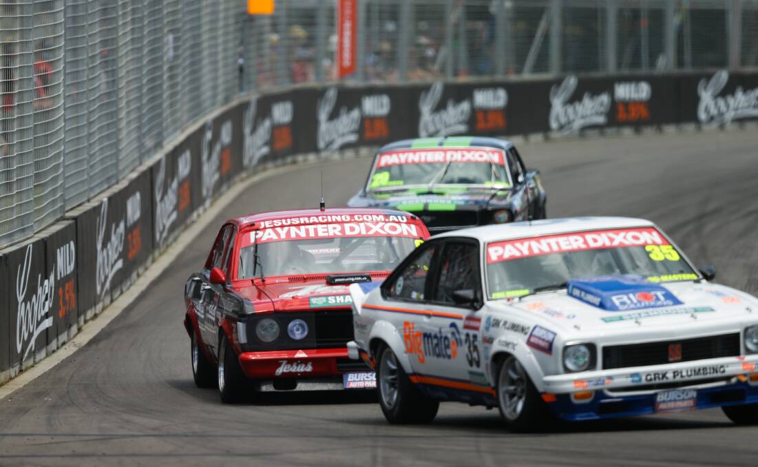 A Touring Car Masters race in Newcastle.