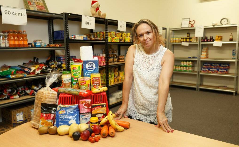 Christine Mastello's food bank is catering for more than twice as many clients since the pandemic began. 
