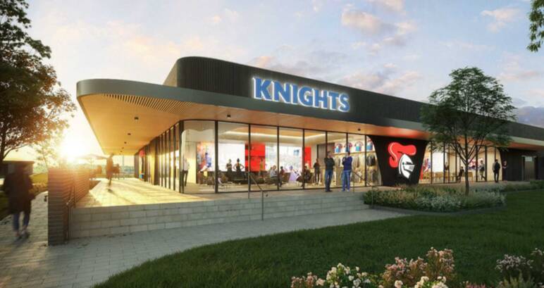 AMENDED: An artist's impression of the Knights training centre.