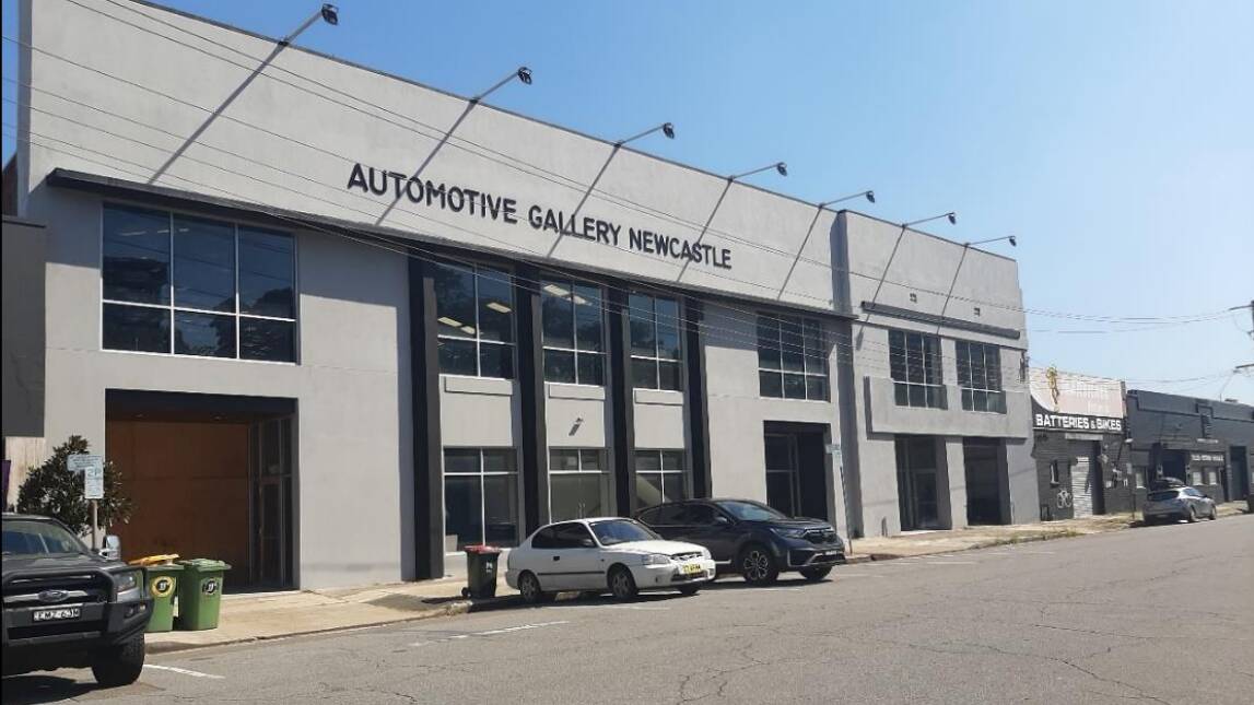 The former Gamers Motor Auctions building in Parry Street. Musos Corner plans to spend $2.5 million converting the building into an instrument showroom. 