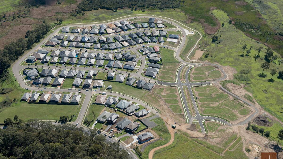 EXPANDING: A housing subdivision at Fletcher. The property industry says buyers will pay for higher developer contributions on housing estates in Newcastle's western corridor. 