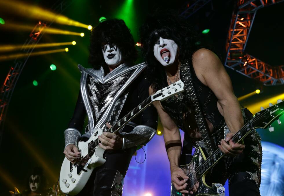 LAST VISIT: KISS perform in Newcastle in 2015. Picture: Jonathan Carroll