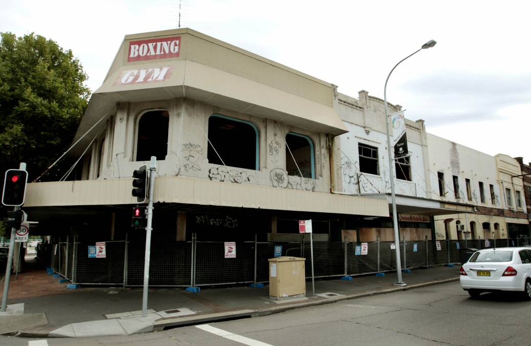 The Empire Hotel before it was demolished in 2011.