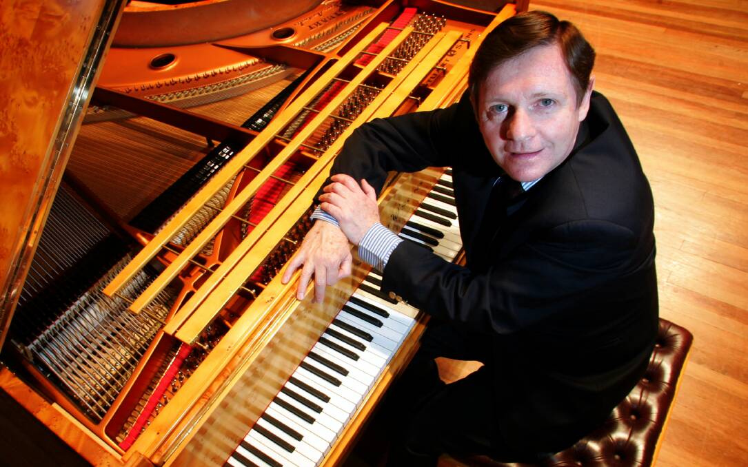 GOOD BUY: Philip Sketchley says the new piano will help attract leading performers to Newcastle. 