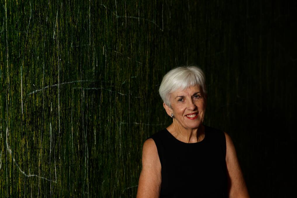 Helping hand: Prue Viggers, president of the Newcastle Art Gallery Society and volunteer, has received Australia Day honours for her services to the community. Picture: Jonathan Carroll