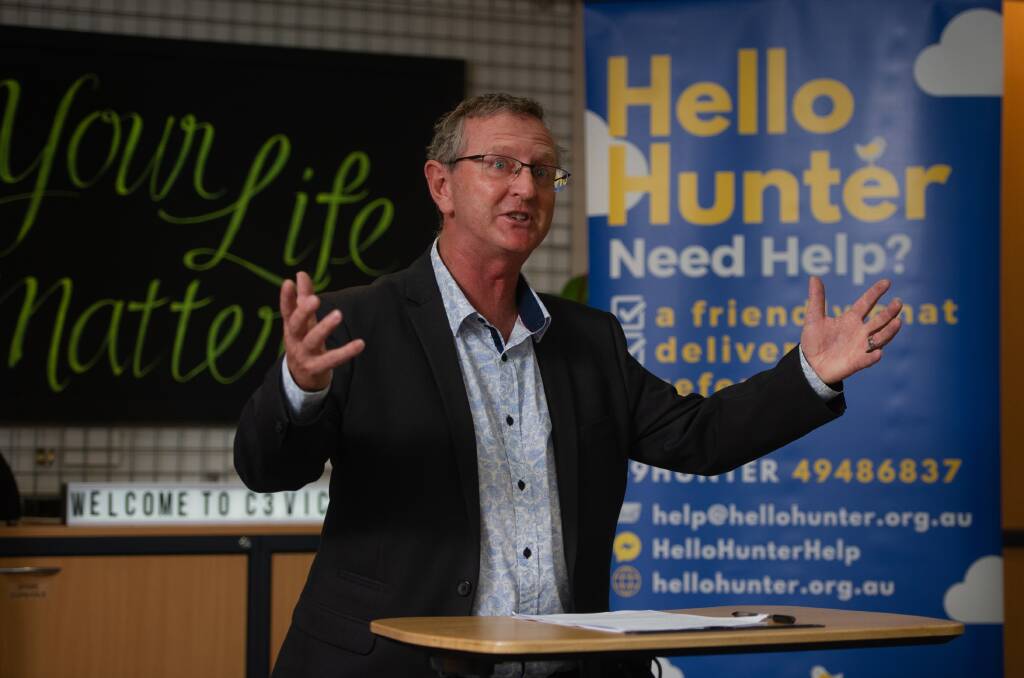 Hi there: Rick Prosser and other church leaders have started a new charity called Hello Hunter. PHOTO BY MARINA NEIL