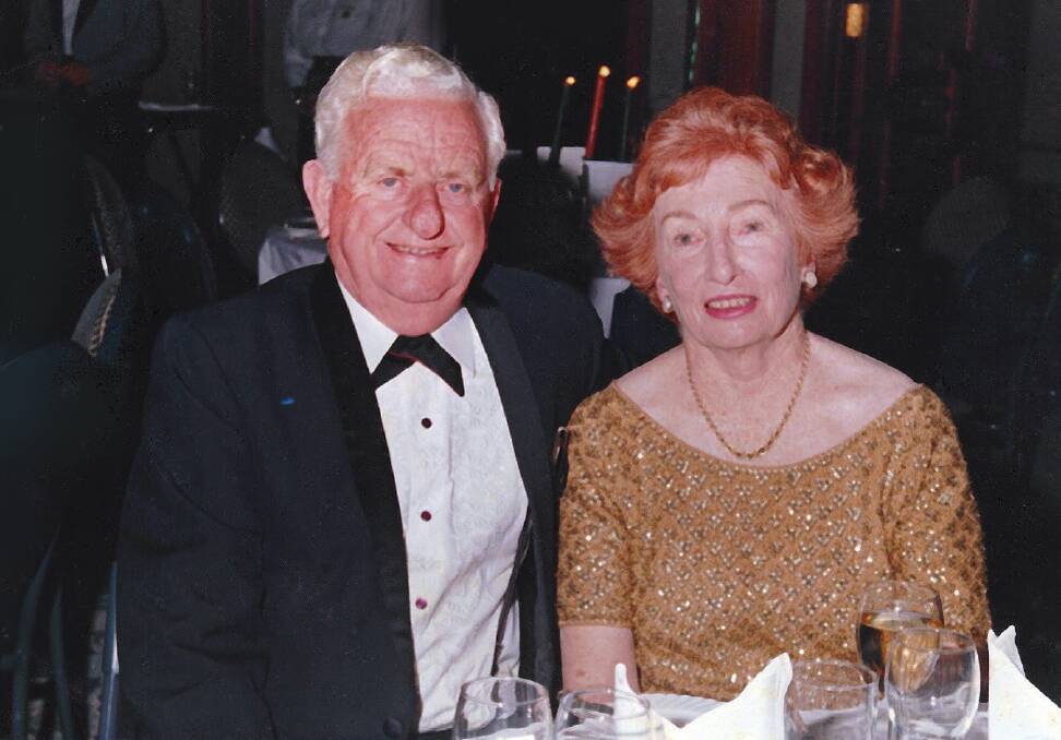 Generous: John and Valerie Ryan met and married in 1950. He established a coat hanger factory in Newcastle, and she owned a ballet store.