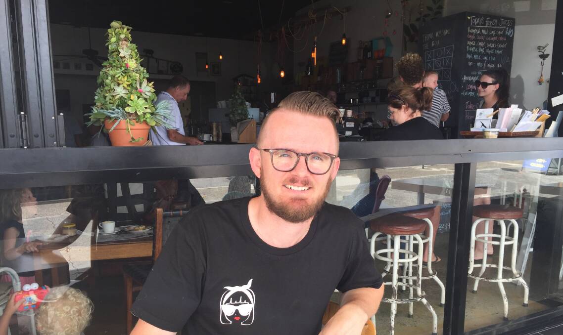 Legacy: Christopher Edden at Pegs Cafe, which has started serving Josie Coffee. His business was inspired by his cousin, Josie Edden, who died in a tragic accident in the Melbourne CBD in February 2015.