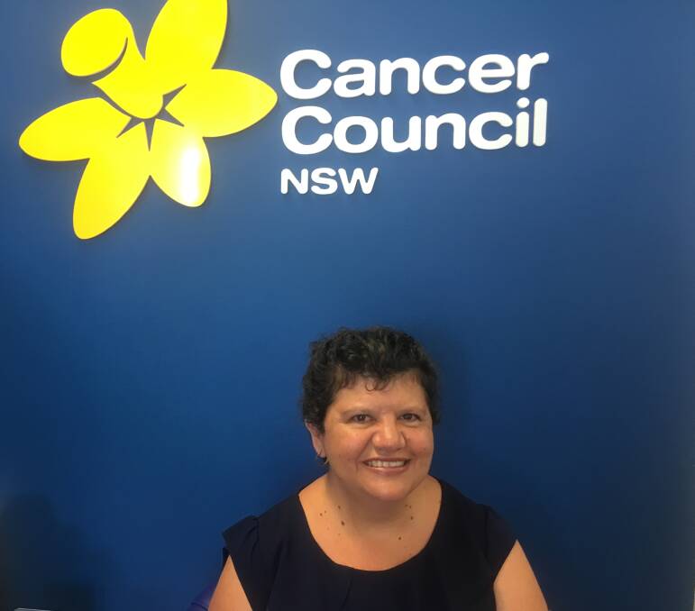 More funds: Nicole Childs, who survived breast cancer twice, called on the next NSW government to commit to providing more funding for public lymphoedema services.