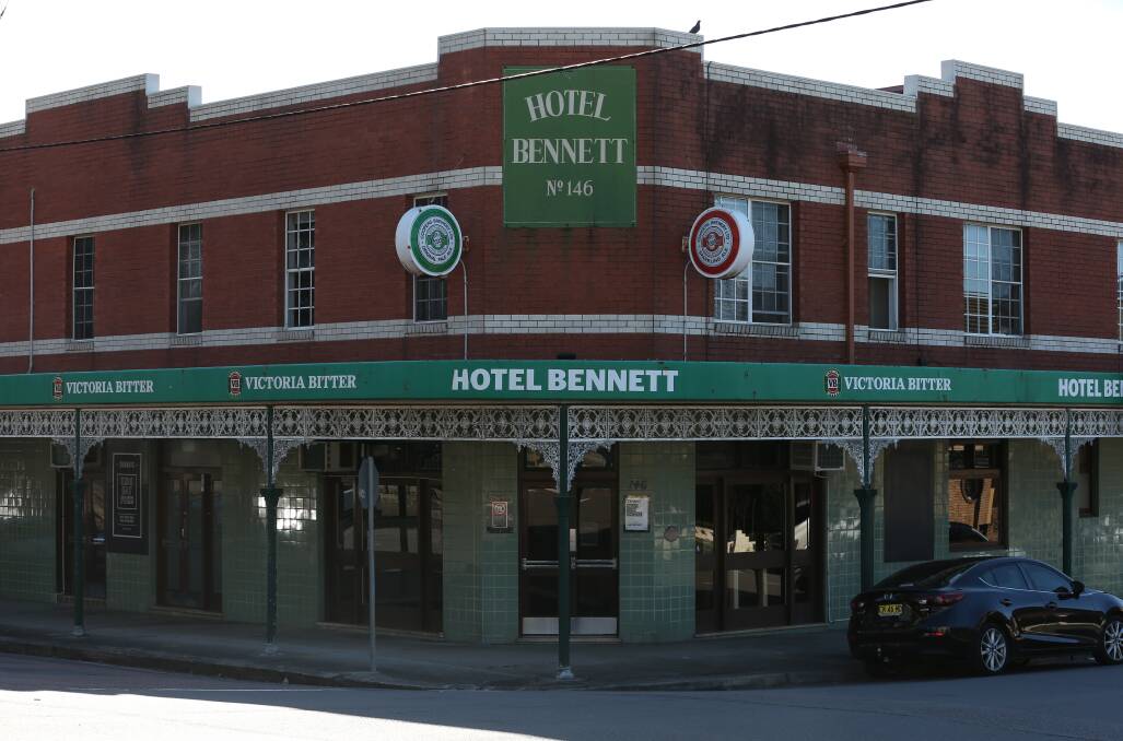 Hotel Bennett Hamilton, closed for deep cleaning after a COVID-19 case. Picture: Simone De Peak