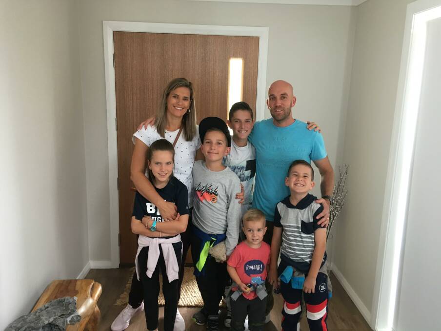 Big break: Deanne and Paul Vowels with children Keagan, 13, Will, 11, Reese, 9, Benjamin, 7, and Orlando, 3. They spent two years saving for this holiday.
