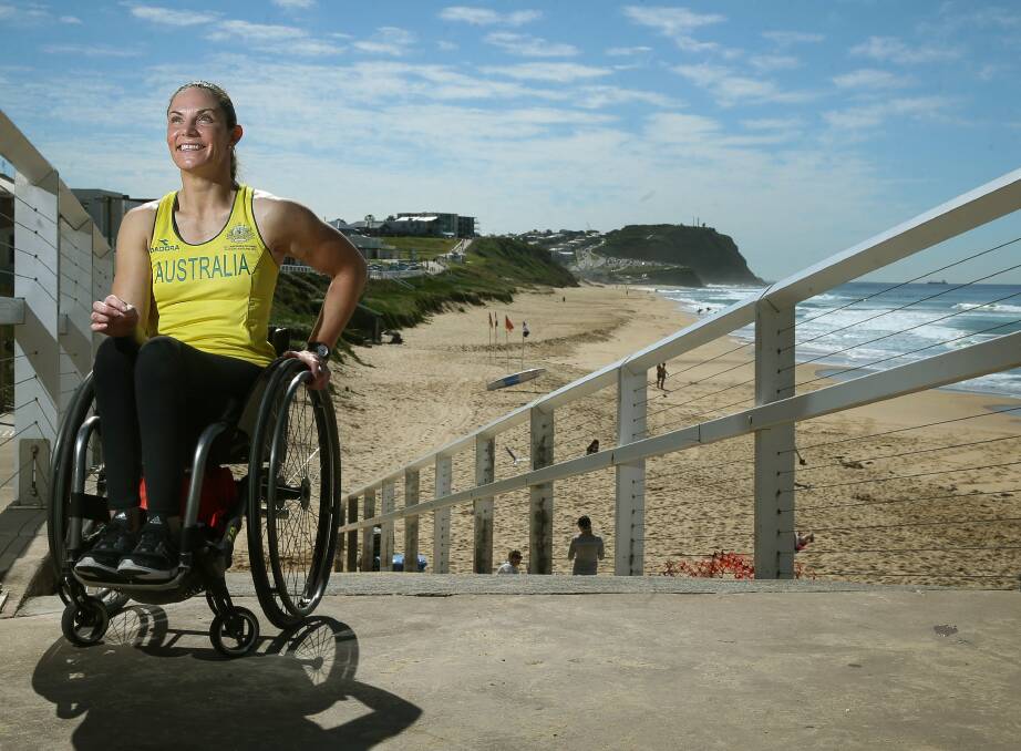 Goals: Christie Dawes, pictured ahead of her sixth Paralympics in 2016, spoke about the most influential woman in her life, the importance of having a strong support network, and maintaining a sense of self for International Women's Day on March 8. Picture: Marina Neil