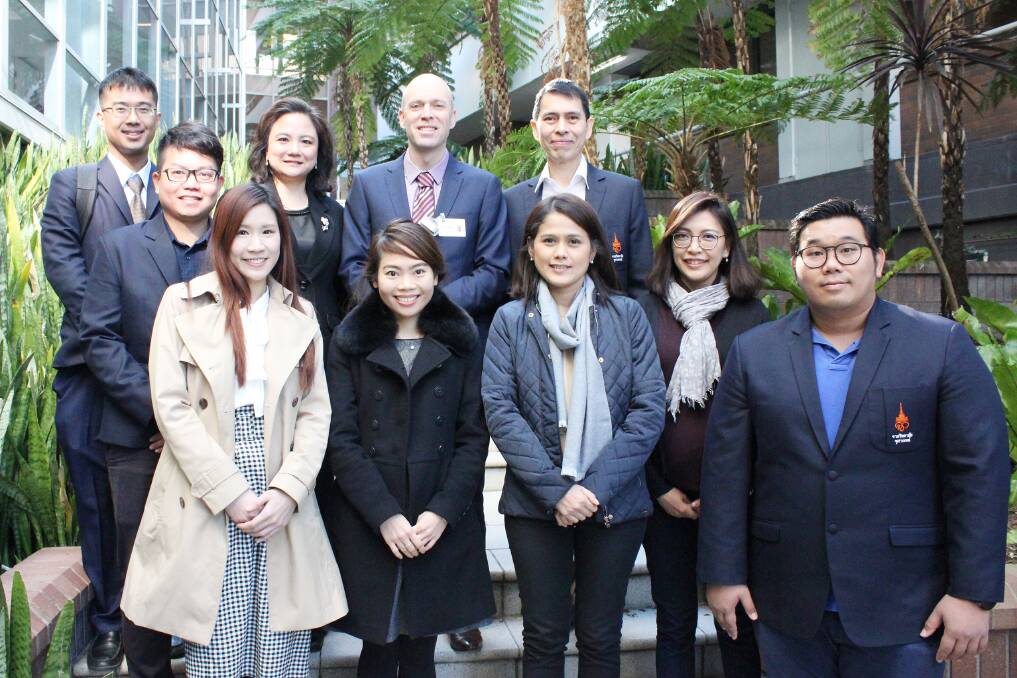 Agreement: The University of Newcastle and Calvary Mater Newcastle welcomed nine delegates from the prestigious Princess Chulabhorn Royal Academy, Thailand, in celebration of signing a medical physics research memorandum of understanding (MOU).