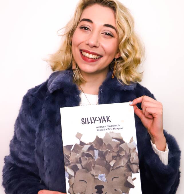 Silly-yak disease: Alexandra Mangano, 23, has been living with coeliac disease since she was 13. It inspired her to write a book for children and families living with it too. Picture: Layla Beech
