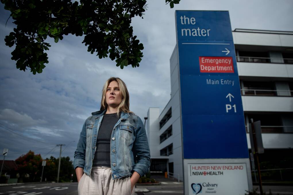 Call for support: Wednesday Sutherland is calling for funding to be restored to GP Access After Hours after waiting almost seven hours in a busy emergency department. Picture: Marina Neil