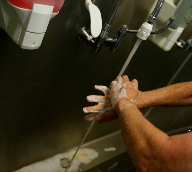 Wash them: The best defence against gastro is to wash hands thoroughly.