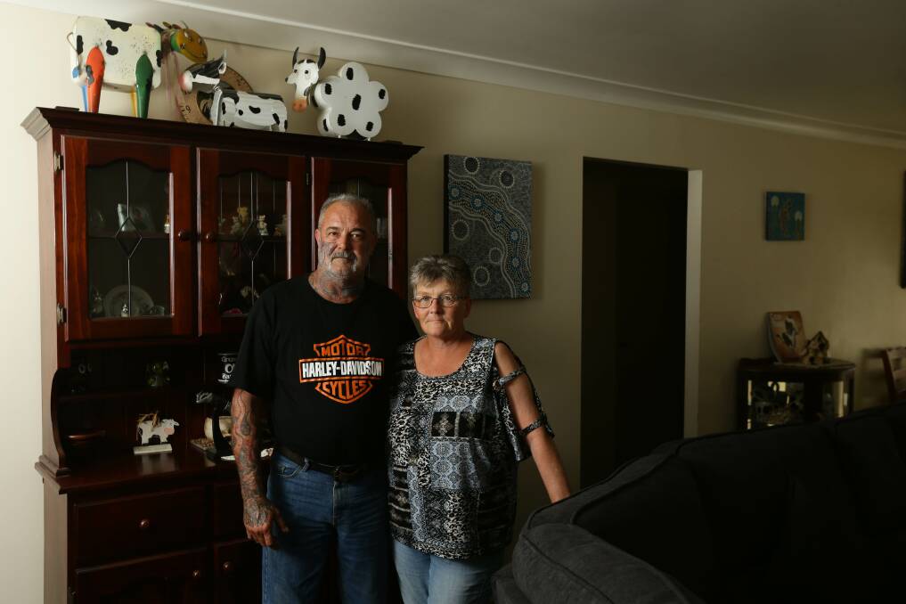 Dee and Mark Sales, of Kurri Kurri, are campaigning for John Hunter Hospital to get a surgical robot for prostate cancer surgery after realising the procedure wasn't publicly funded in Newcastle. Picture by Jonathan Carroll 