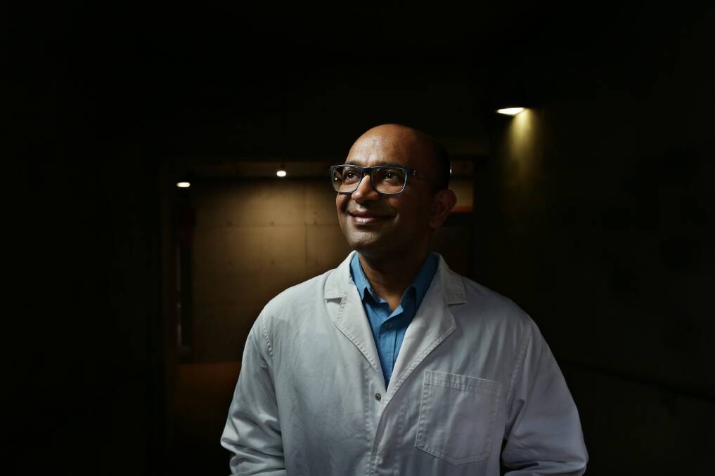 Cell point: Associate Professor Pradeep Tanwar led the research. Picture: Simone De Peak