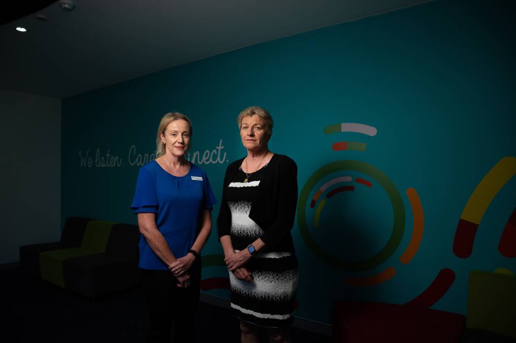 Changes: GP Access operations manager Melissa Ward and Hunter Primary Care chief Brenda Ryan said the decision to close the Calvary Mater GP Access clinic in December and reduce hours at the remaining services was not an easy one. Picture: Marina Neil