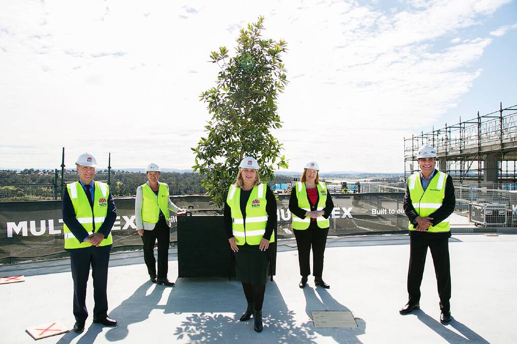 Topping out ceremony.
