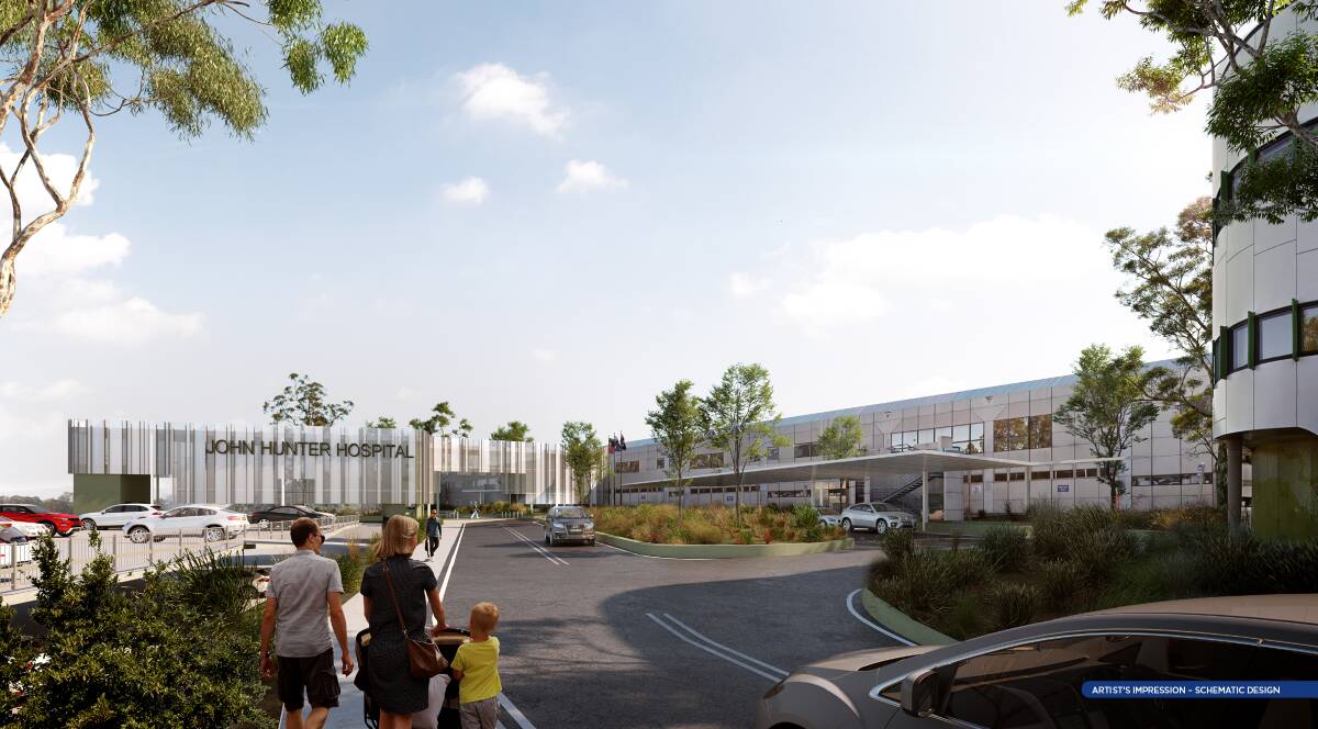 New Maitland Hospital 'all but' finished as designs for John Hunter precinct unveiled