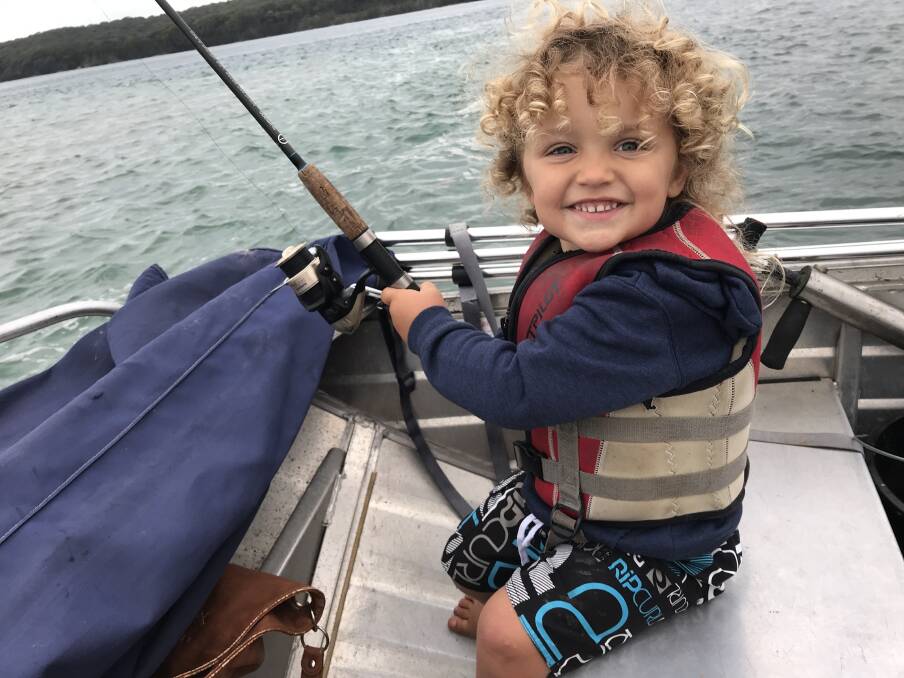 Outdoorsy: Vinnie Fuller, 3, of South West Rocks, was a "perfectly healthy" boy before a post-viral response was the likely trigger of a very rare disease.