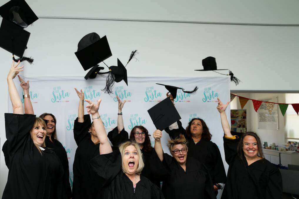 The graduates: The first participants in a retail training program through Got Your Back Sista graduated on Thursday. Picture: Jonathan Carroll