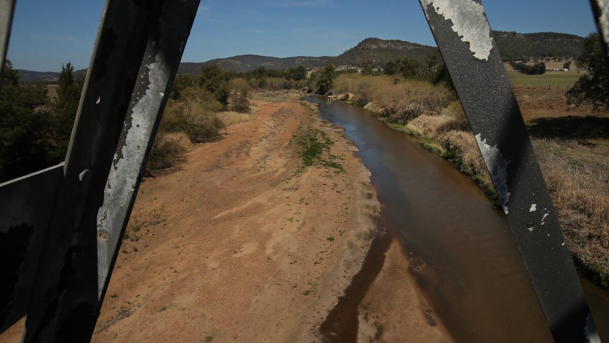The muddy Goulburn River where Sandy Hollow's water supply is sourced from. Picture by Simone DePeak. 