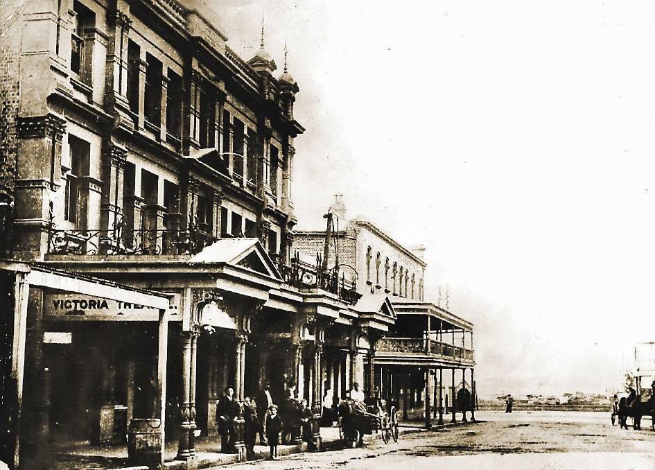 Landmark: The Victoria Theatre in 1890. This photo and other historical references have been used as the basis for the virtual reality project. 