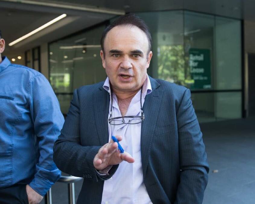 Witness: Former assistant tax commissioner Nick Petroulias at the ICAC in 2018. He attempted to have the ICAC proceedings discontinued in 2019. 