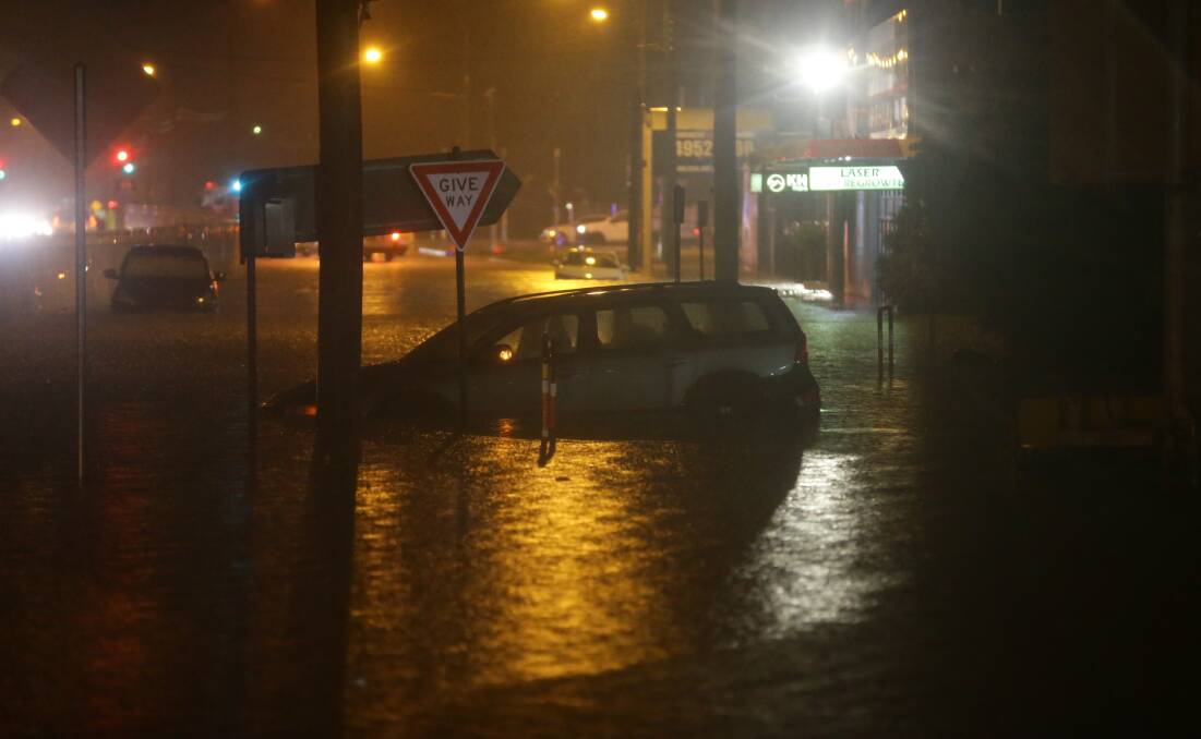Flash flooding in Newcastle - Pictures: Jonathan Carroll