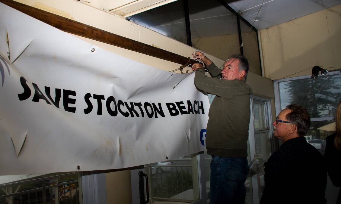 Minister commits to rebuild Stockton Beach