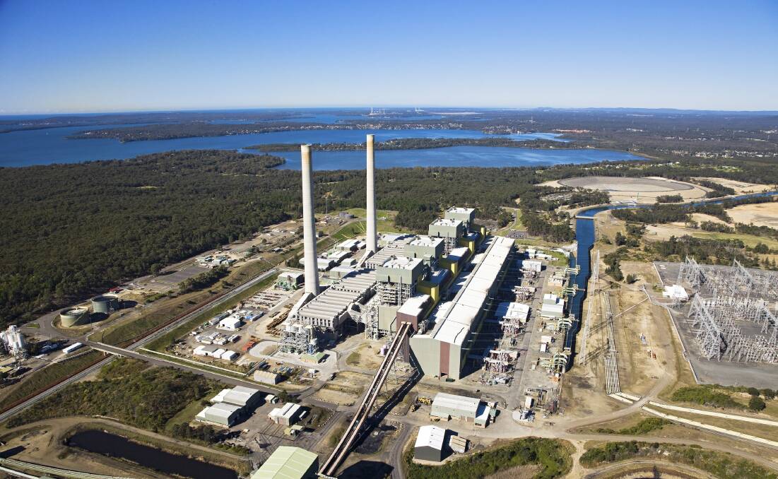 Powering on: Eraring Power Station at Lake Macquarie. Origin is looking to increase rates of coal ash recycling. 
