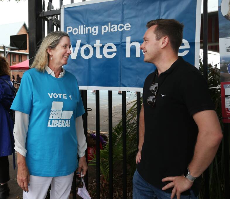 Jenny Barrie vying for votes at the December 2021 local government poll.