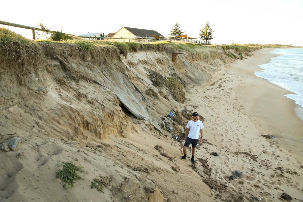 Taste of things to come: More coastal erosion is expected along the NSW coastline. 