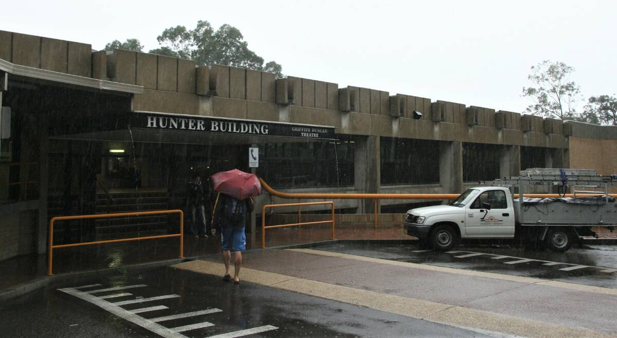 Problems: The university will vacate the Hunter Building by mid-2021. Picture: Ryan Osland