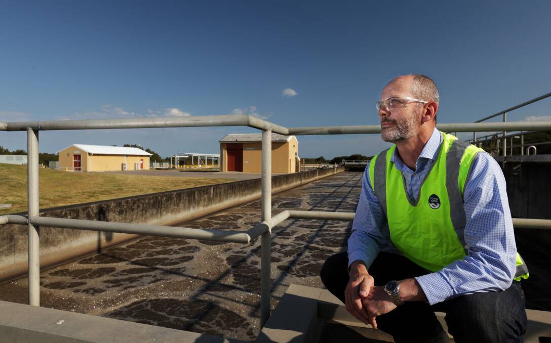 Considering options: Hunter Water managing director Darren Cleary says the community universally supports greater recycling and conservation. Picture:Simone DePeak 